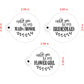 Will You Be My Bridesmaid Round Cookie Stencil Set by Designer Stencils