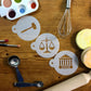 Law and Justice Cookie Stencil Set by Designer Stencils