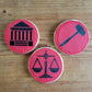 Law and Justice Cookie Stencil Set by Designer Stencils Cookies