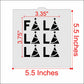 Fa La La Cookie Stencil by Designer Stencils