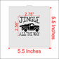 Jingle Vintage Truck Cookie Stencil by Designer Stencils