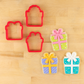Gift Box Cookie Cutter Set