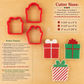 Christmas Present Cookie Cutters