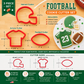 Highlights for the Football Cookie Cutter set