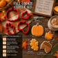 Highlights and dimensions for the Fall cookie cutter set