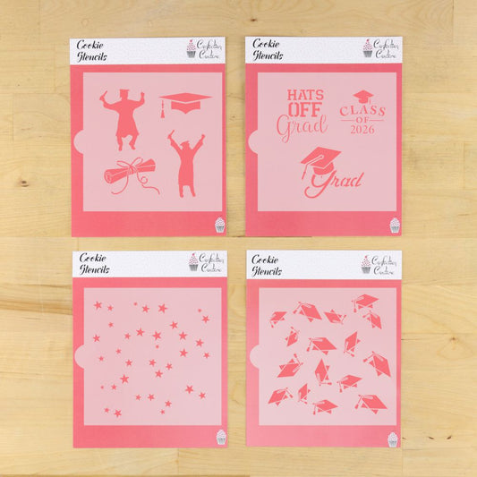 Graduation Cookie Stencil Value Bundle