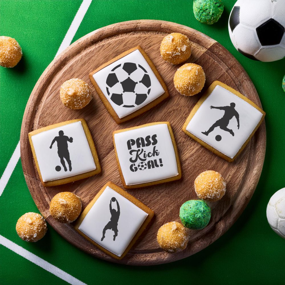 Soccer Cookie Stencil Bundles