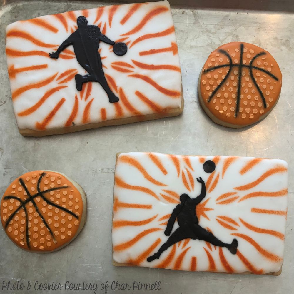 Basketball Cookie Stencil Bundle
