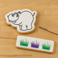 Hippo Paint Your Own Cookie Stencil
