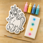 Unicorn Paint Your Own Cookie Stencil