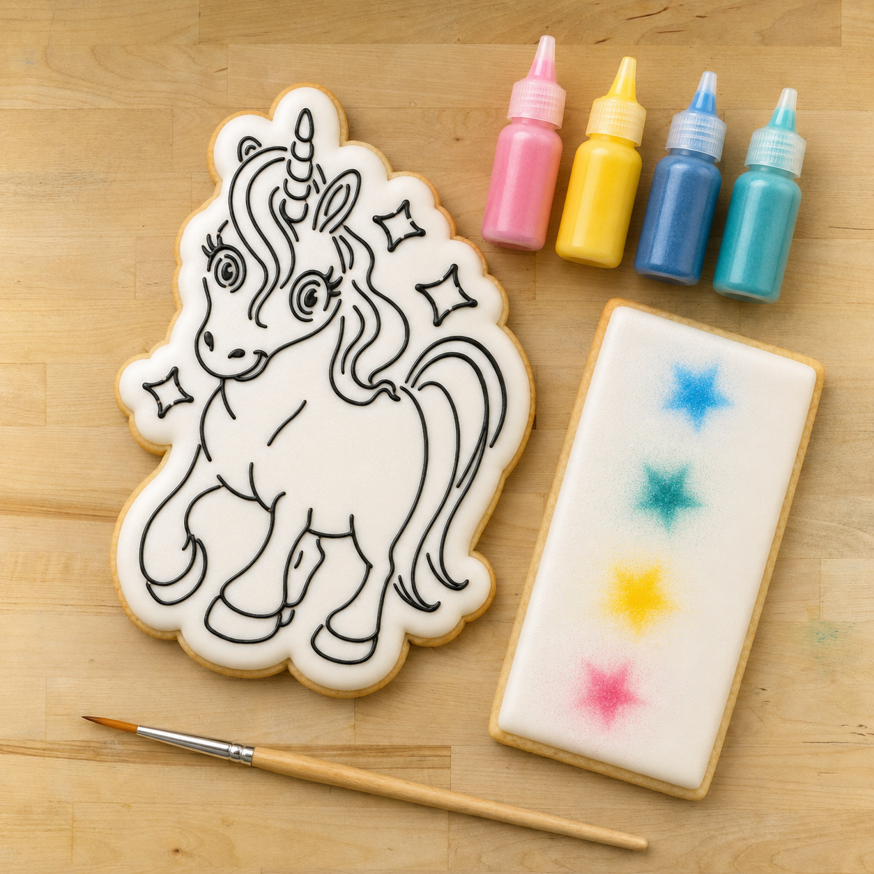 Unicorn Paint Your Own Cookie Stencil