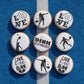 Women's Pickleball Cookie Stencil Bundle