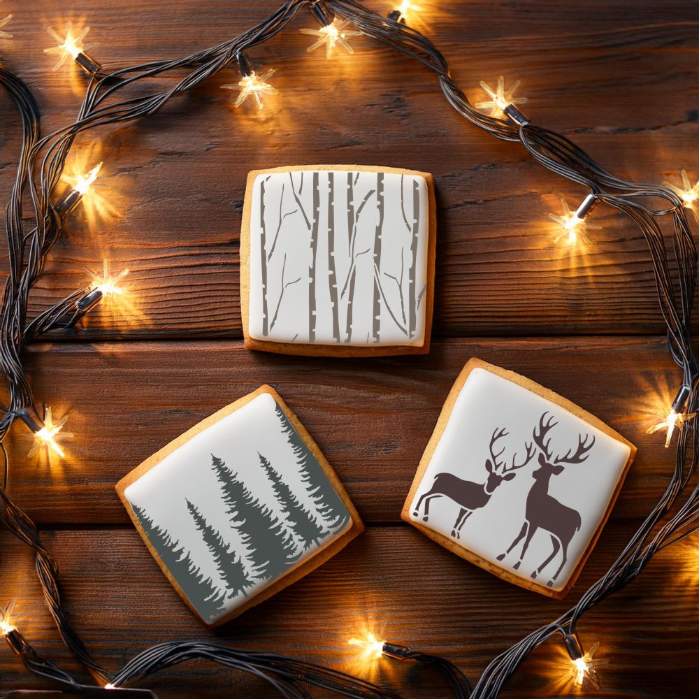 North Woods Cookie Stencil Value Bundle