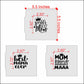 Measurements for the Best Mom Cookie Stencil Value Bundle