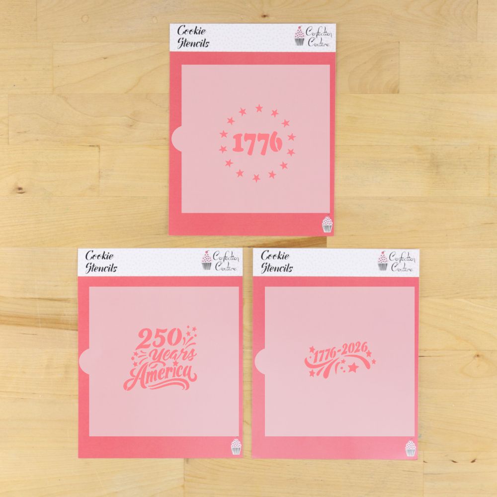 America 250th Anniversary Cookie Stencil Kit