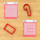Candy Cane Paint Your Own Cookie Stencil