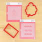 Shamrock Paint Your Own Cookie Stencil