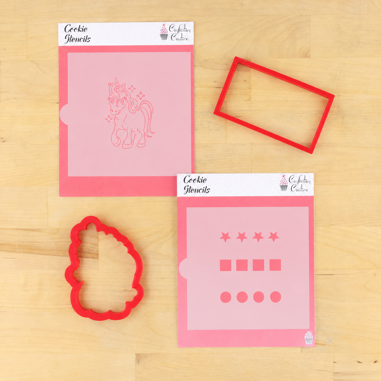 Unicorn Paint Your Own Cookie Stencil