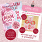 ChrysantheMOM Project Kit showcasing cookie stencil and flower cutter for decorating cookies for Mother's Day.