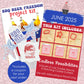 BBQ Beer and Freedom Project Kit featuring patriotic cookie stencils and cutters for Fourth of July decorating.