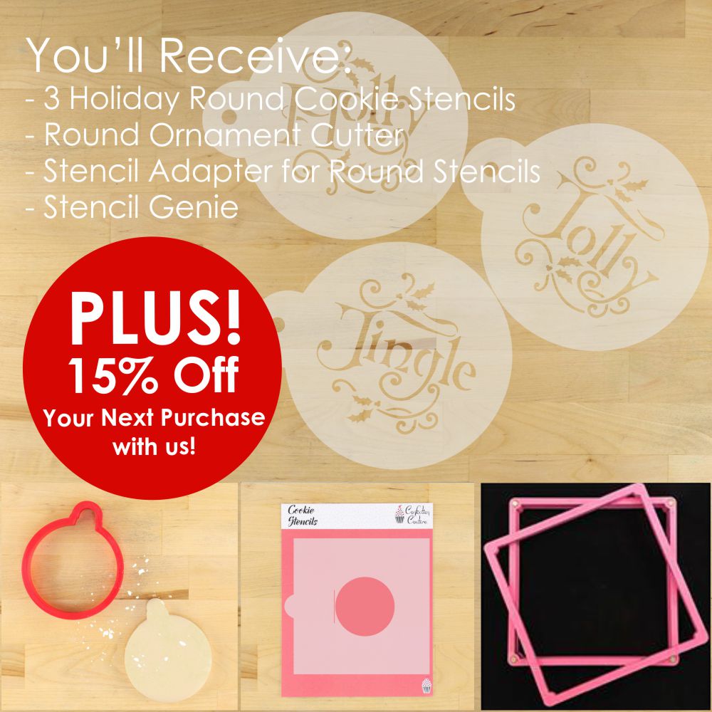 Breakdown of what is in the November cookie decorating project kit