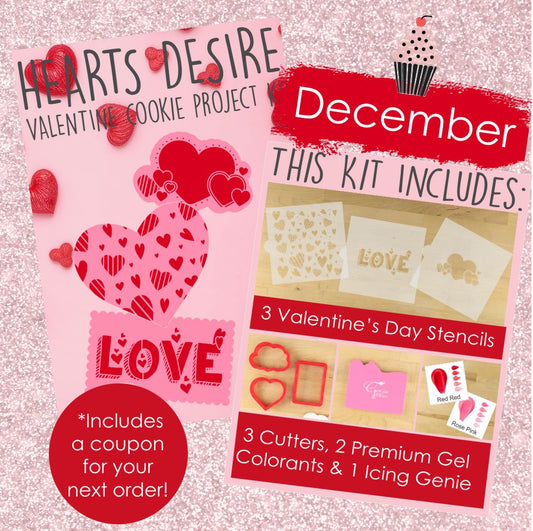 Heart’s Desire Valentine Cookie Decorating Kit