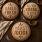 Flour dusted sourdough loaf using Yeast Mode bread stencils