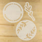 Laurel Branch reusable bread stencil set for artisan baking