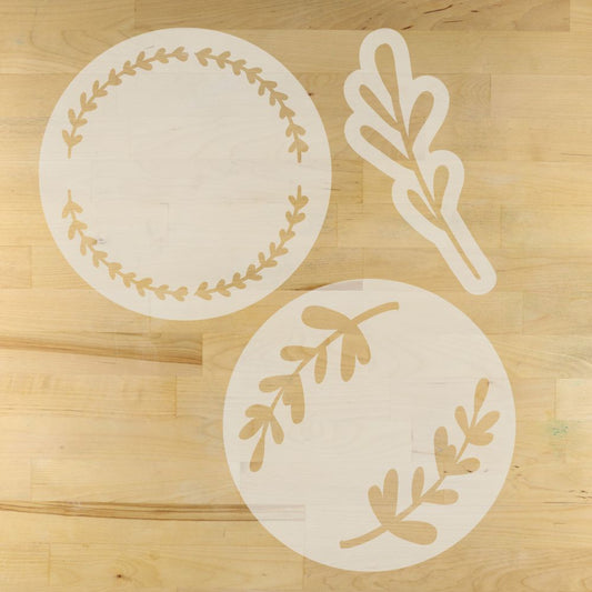 Laurel Branch reusable bread stencil set for artisan baking
