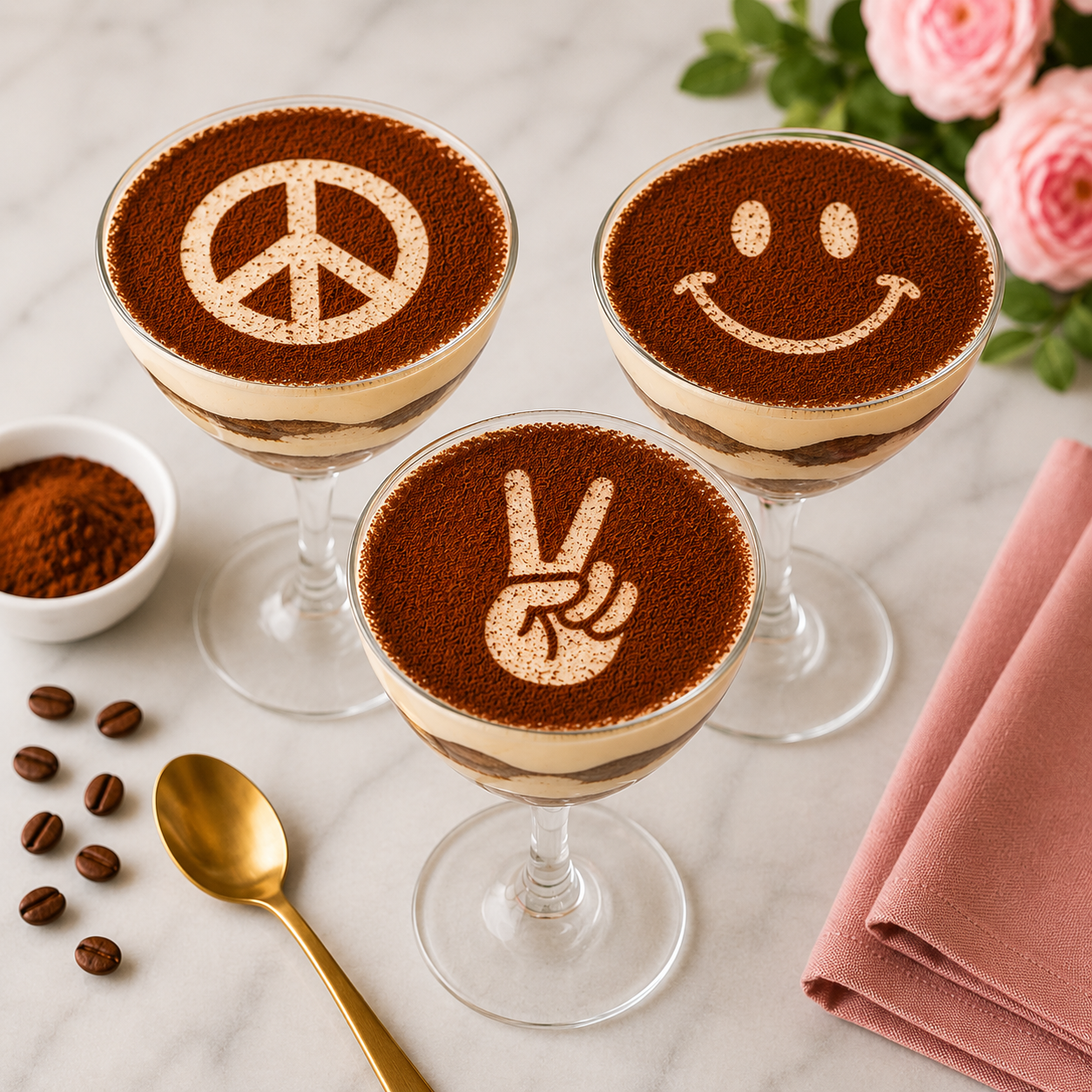 Retro Drink & Dessert Stencil Set | Groovy Coffee & Cocktail Decor ...