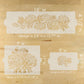 Ranunculus Cake Side Stencil