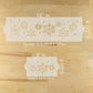 Snowflake Garland Cake Side Stencil
