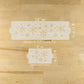 Falling Snowflakes Cake Side Stencil