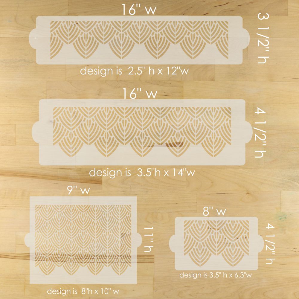 Edison Lace Cake Side Stencil
