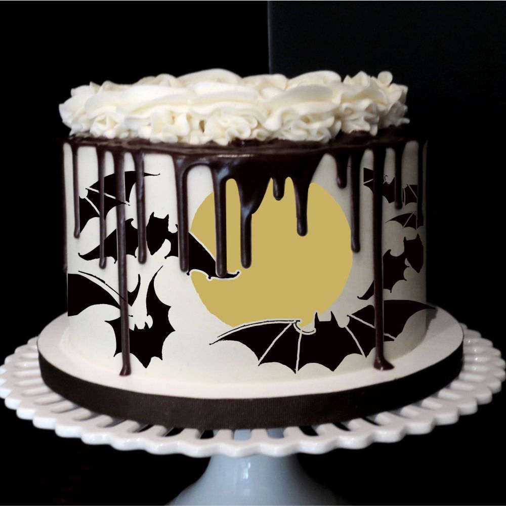 Under the Sea Stencil for Cake Decorating – Confection Couture Stencils