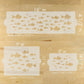 School of Fish Cake Side Stencil