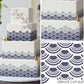 Japanese Wave Cake Side Stencil