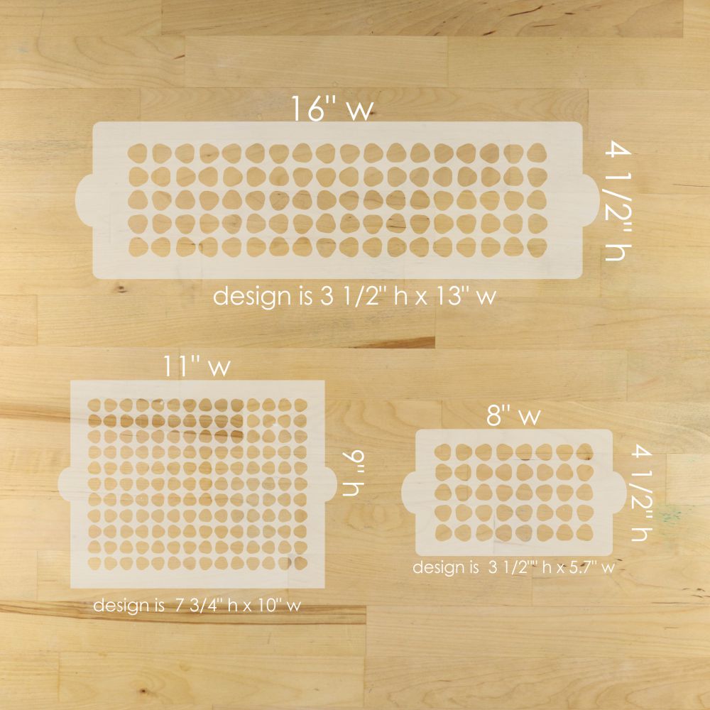 Marquee Dots Cake Side Stencil
