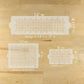 Greek Key Cake Side Stencil