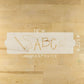 Dimensions for the School Days Side Stencil for Cakes