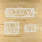 Cow Print Cake Side Stencil
