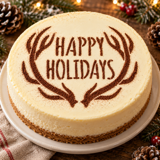 Reindeer Sleigh Cake Top Stencil Trio