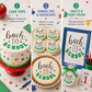 Back to school-themed products including cake, cookies, and decor items.
