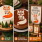 Forest Critters Cake Top Stencil Trio