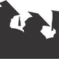 Graduation 3 Piece Cake Stencil Set