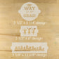Dimensions for the Graduation Cake Stencil Kit