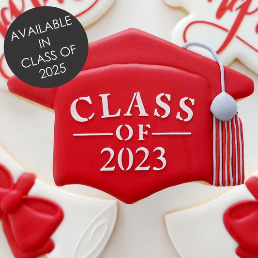 Graduation Messages Cookie Stencil