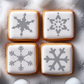 Snowflakes Cookie Stencil