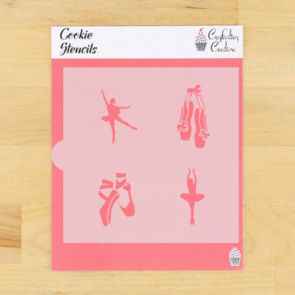 Ballerina Cookie Stencil