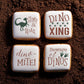 Dinosaur Message Cookie Stencils